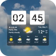 Sense Flip Clock & Weather